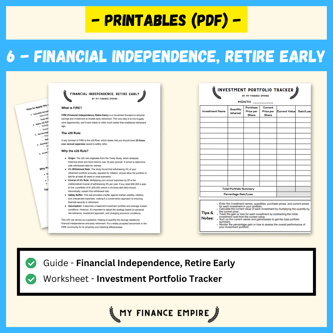 BUNDLE – Get Good With Money – Budget Planners, Trackers, Calculators, and a Crash Course to Fix Your Finances
