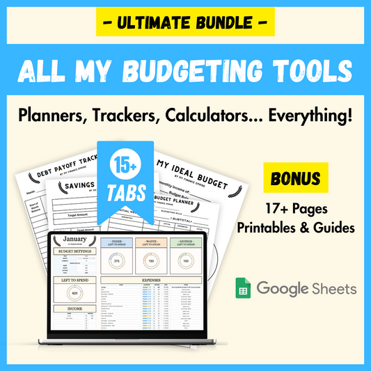 BUNDLE – All My Budgeting Tools