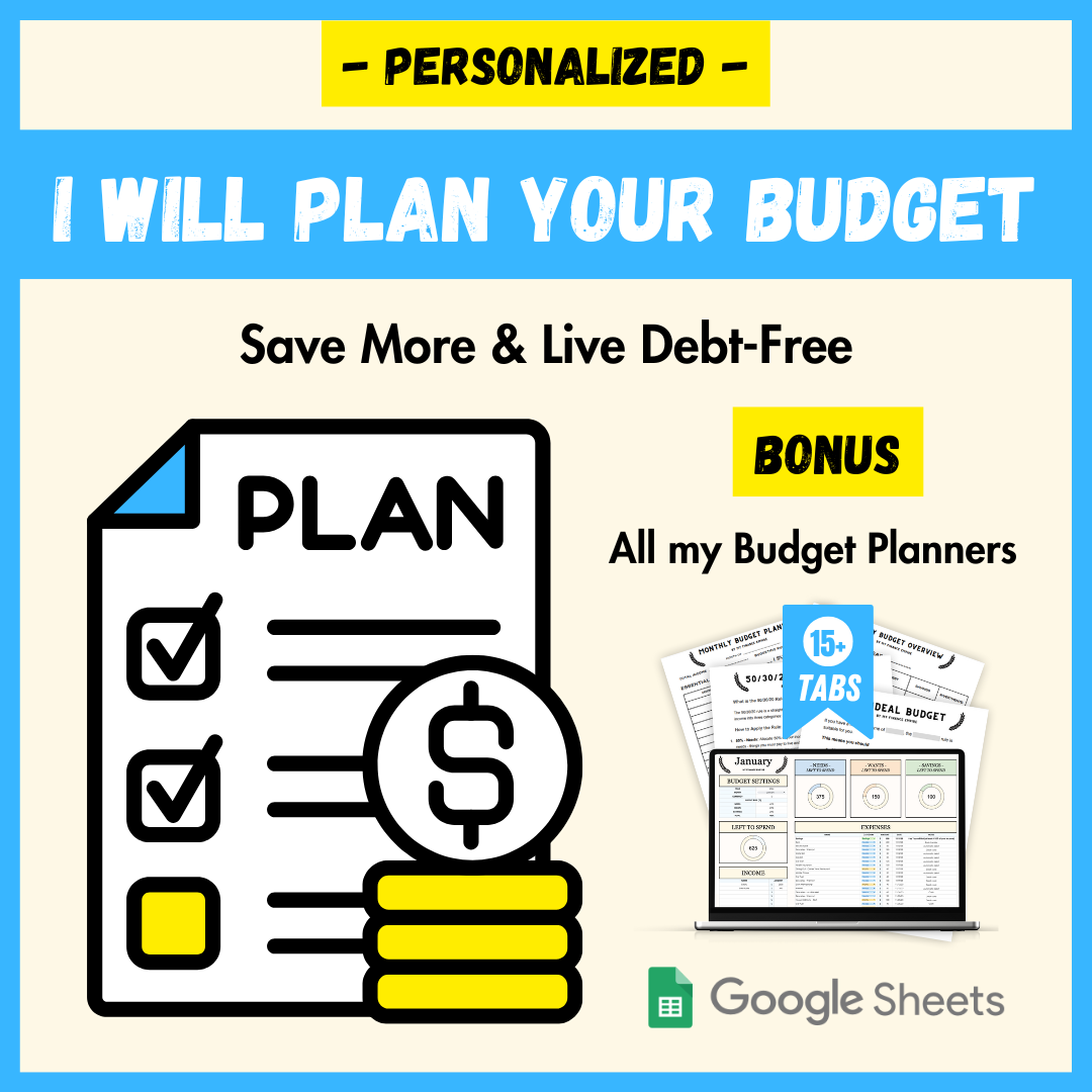 I Will Plan Your Budget