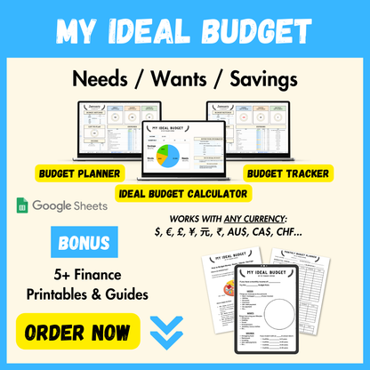 My Ideal Budget - Ideal Budget Calculator, Monthly Budget Planner & Tracker