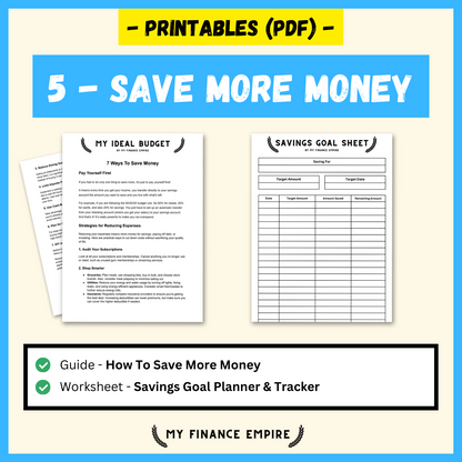 Get Good with Money: Step-by-Step Money Planners & Budget Templates